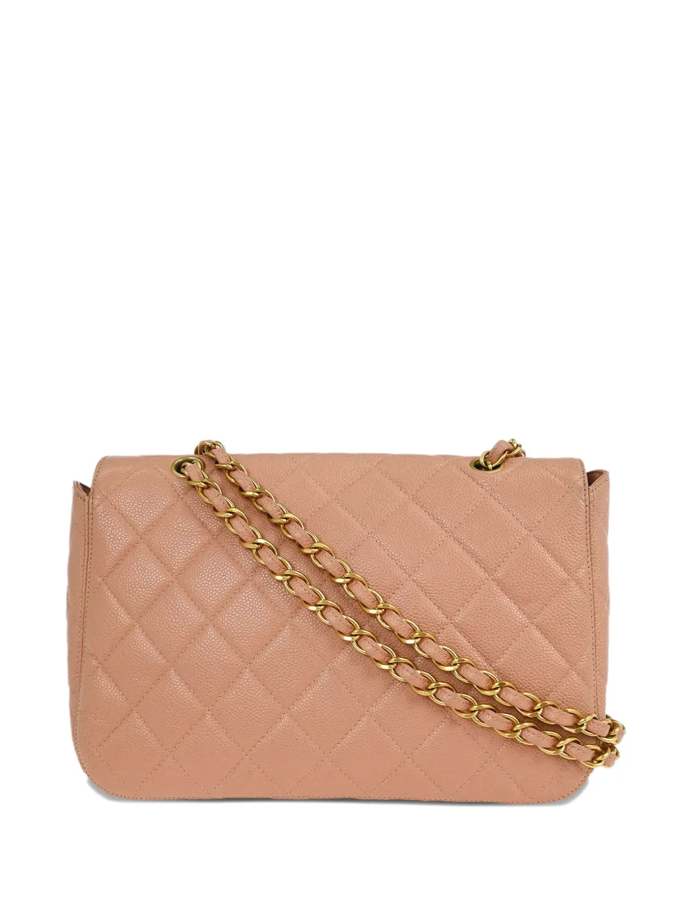 CHANEL Pre-Owned 2000-2001 quilted chain shoulder bag - Roze