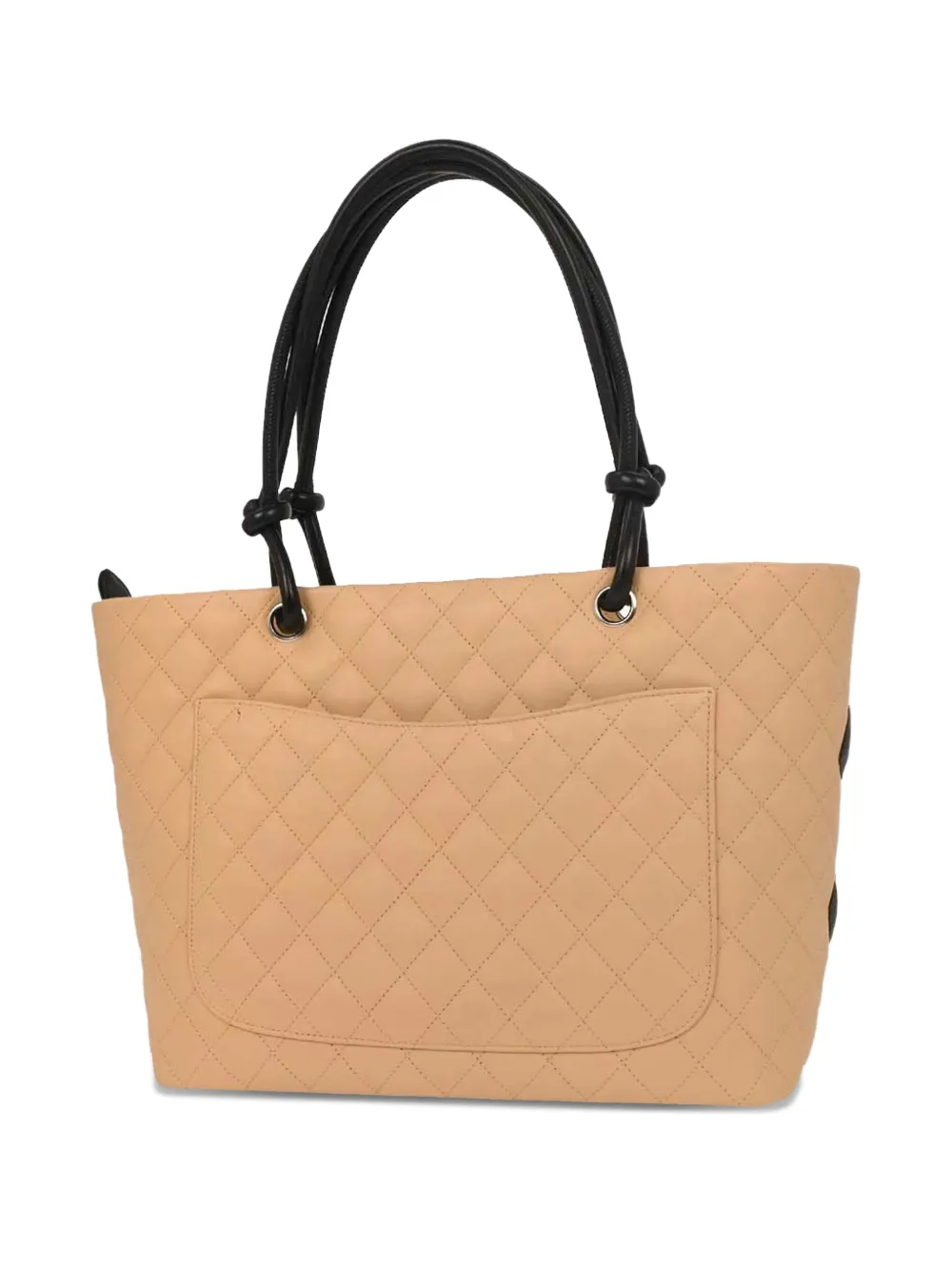 CHANEL Pre-Owned 2005 large cambon ligne tote bag - Beige