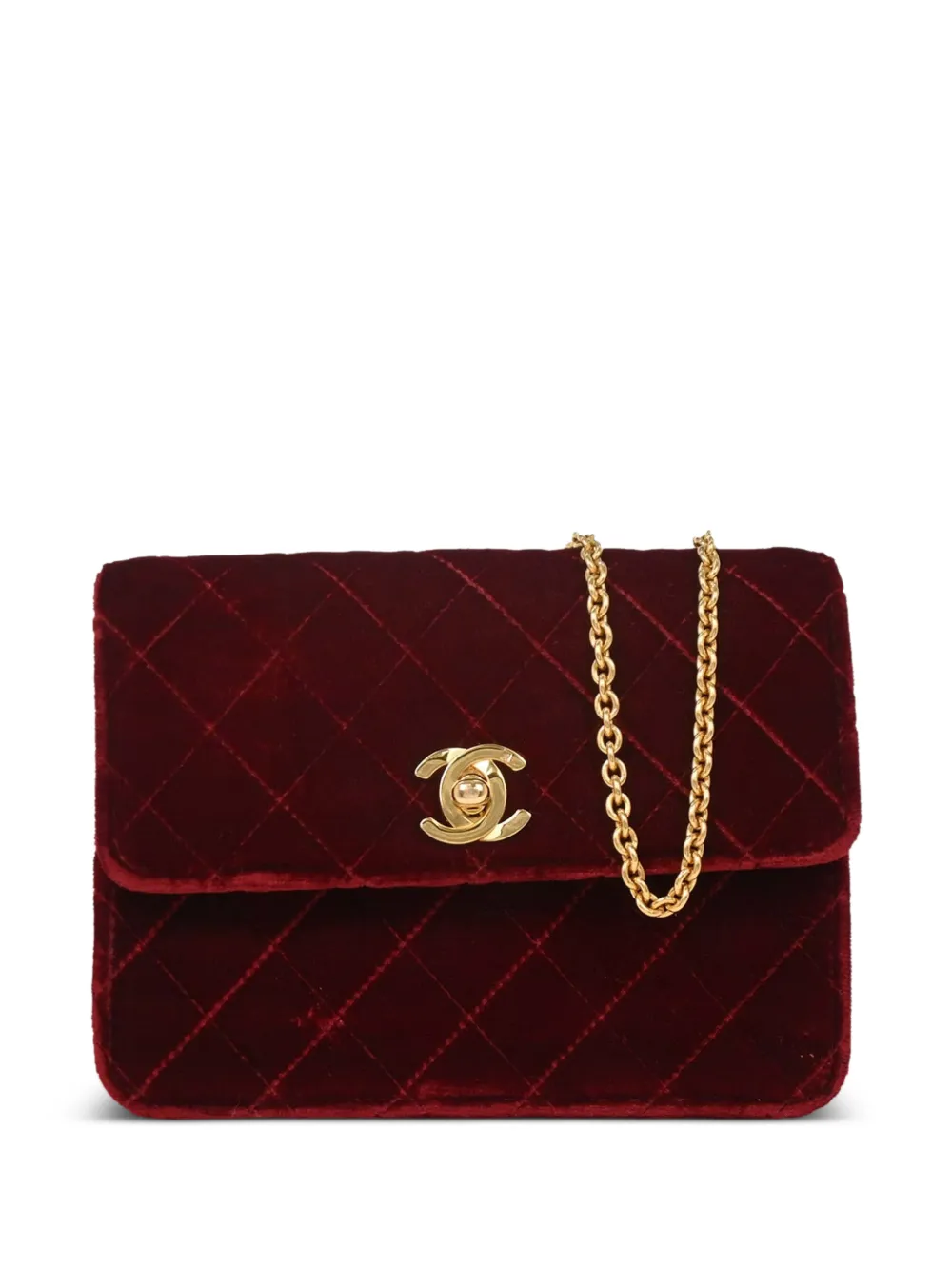 CHANEL Pre-Owned Borsa a spalla trapuntata 1995 - Rosso