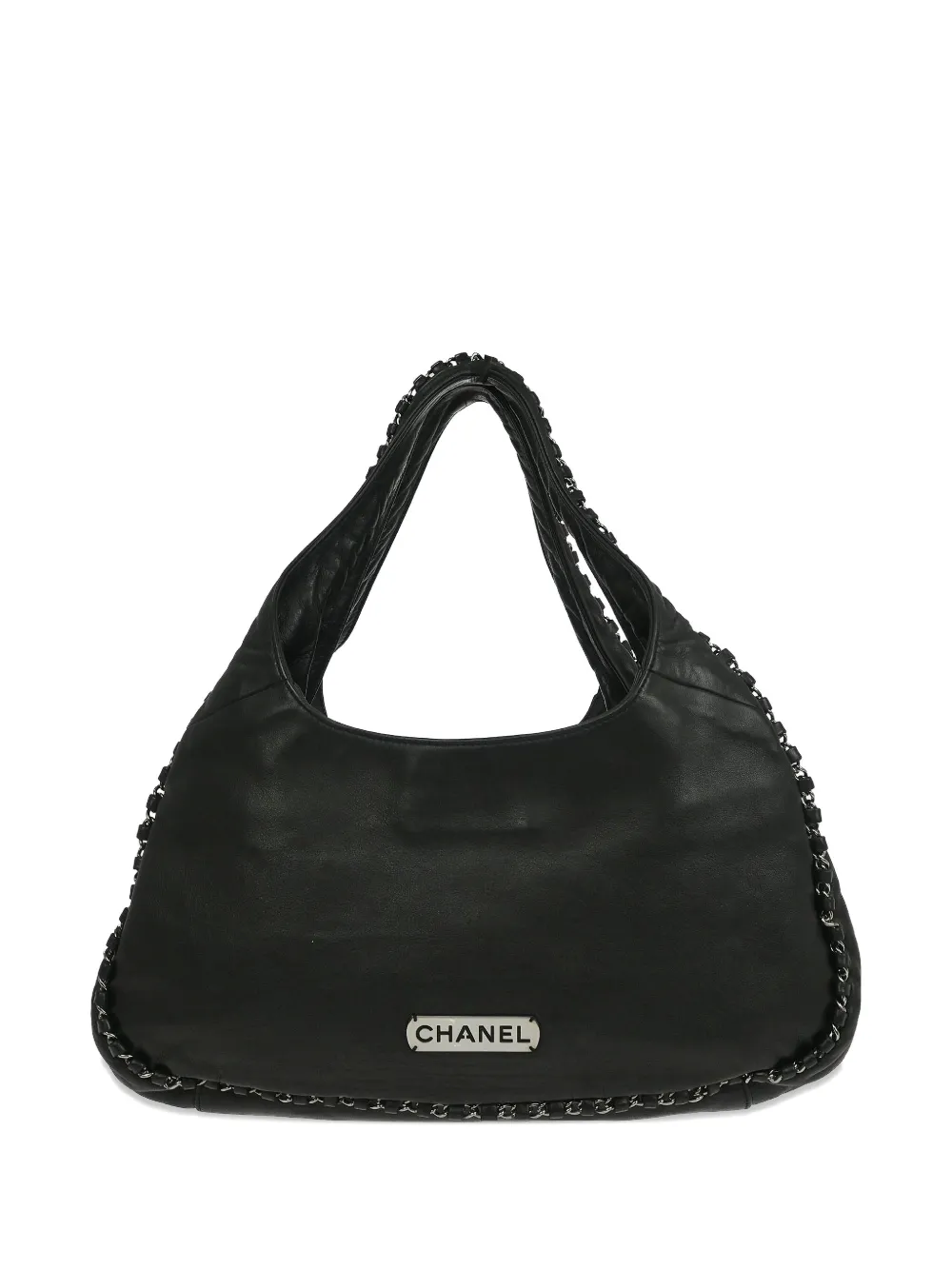 CHANEL Pre-Owned Borsa tote con catena 2005 - Nero