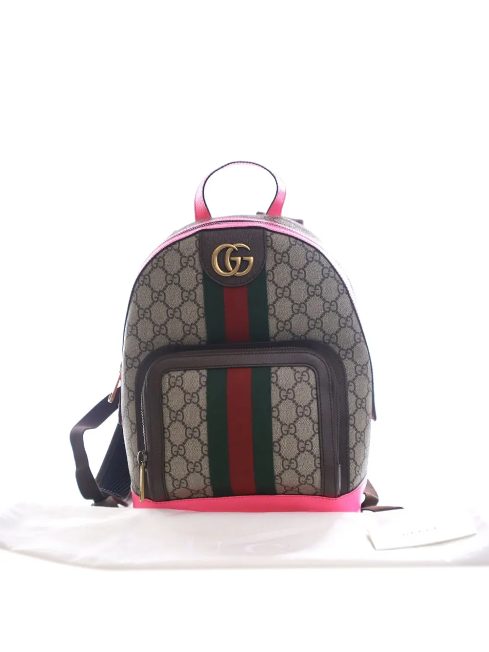 Gucci Pre-Owned 2016-2025 Small GG Supreme Ophidia Web backpack | Pre-Owned | Image 2