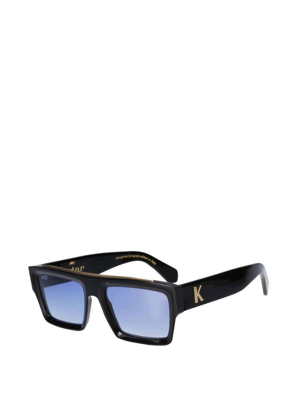 Kador square sunglasses - Zwart