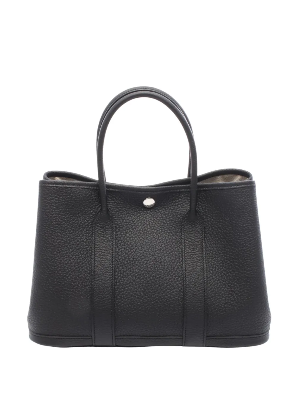 Pre-owned Hermes 2024 Negonda Garden Party Tpm Tote Bag In Black