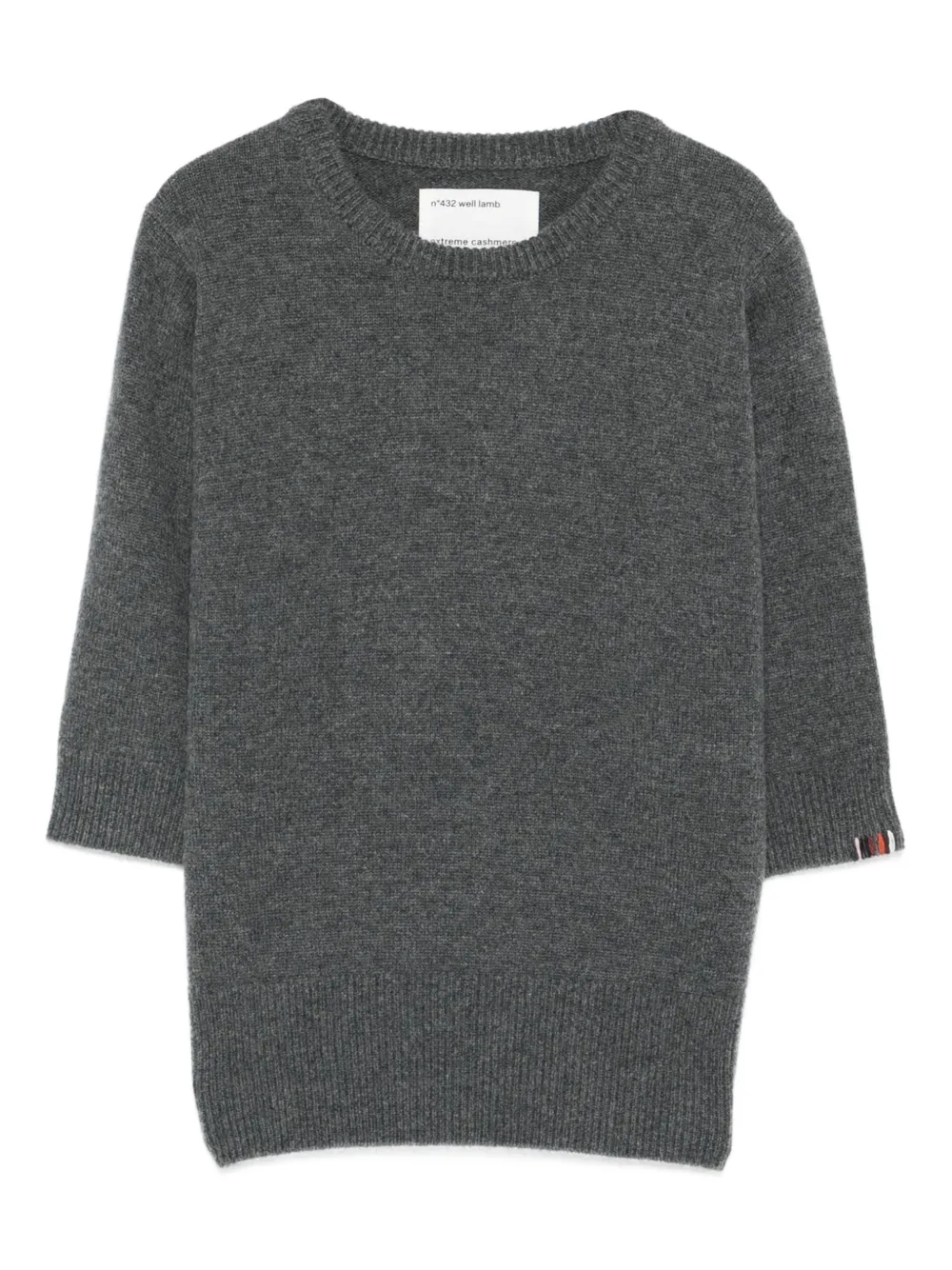 extreme cashmere cashmere top - Grau
