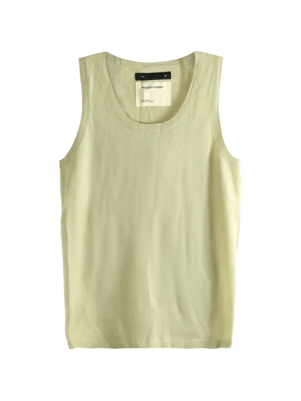 Frenckenberger scoop-neck tank top - Toni neutri