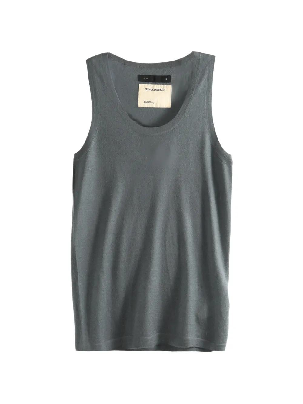 Frenckenberger round-neck tank top - Grigio