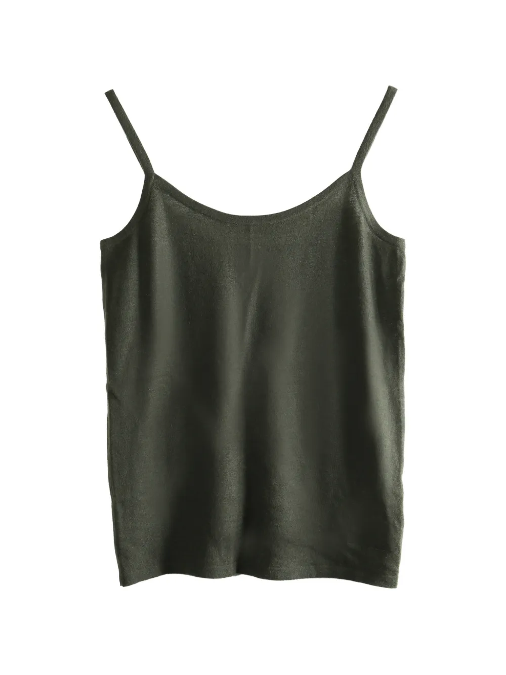 Frenckenberger fine-knit tank top - Verde