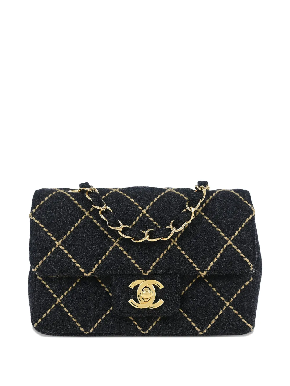 CHANEL Pre-Owned Borsa a spalla Wild Stitch 2003 - Grigio