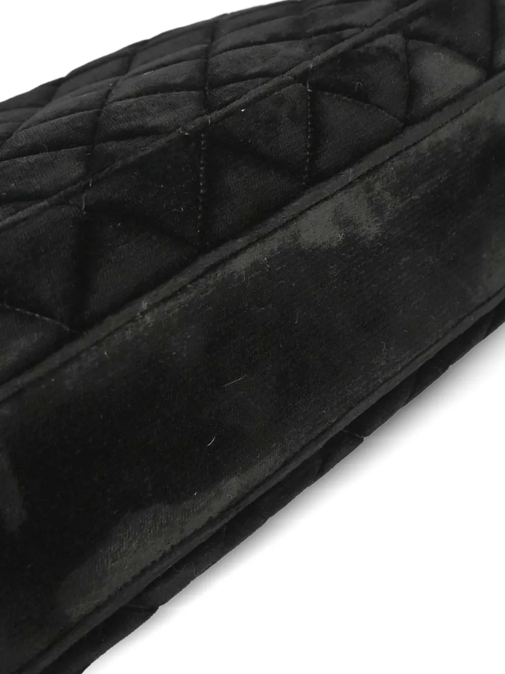 1997 Quilted Velvet Kelly Tote Bag