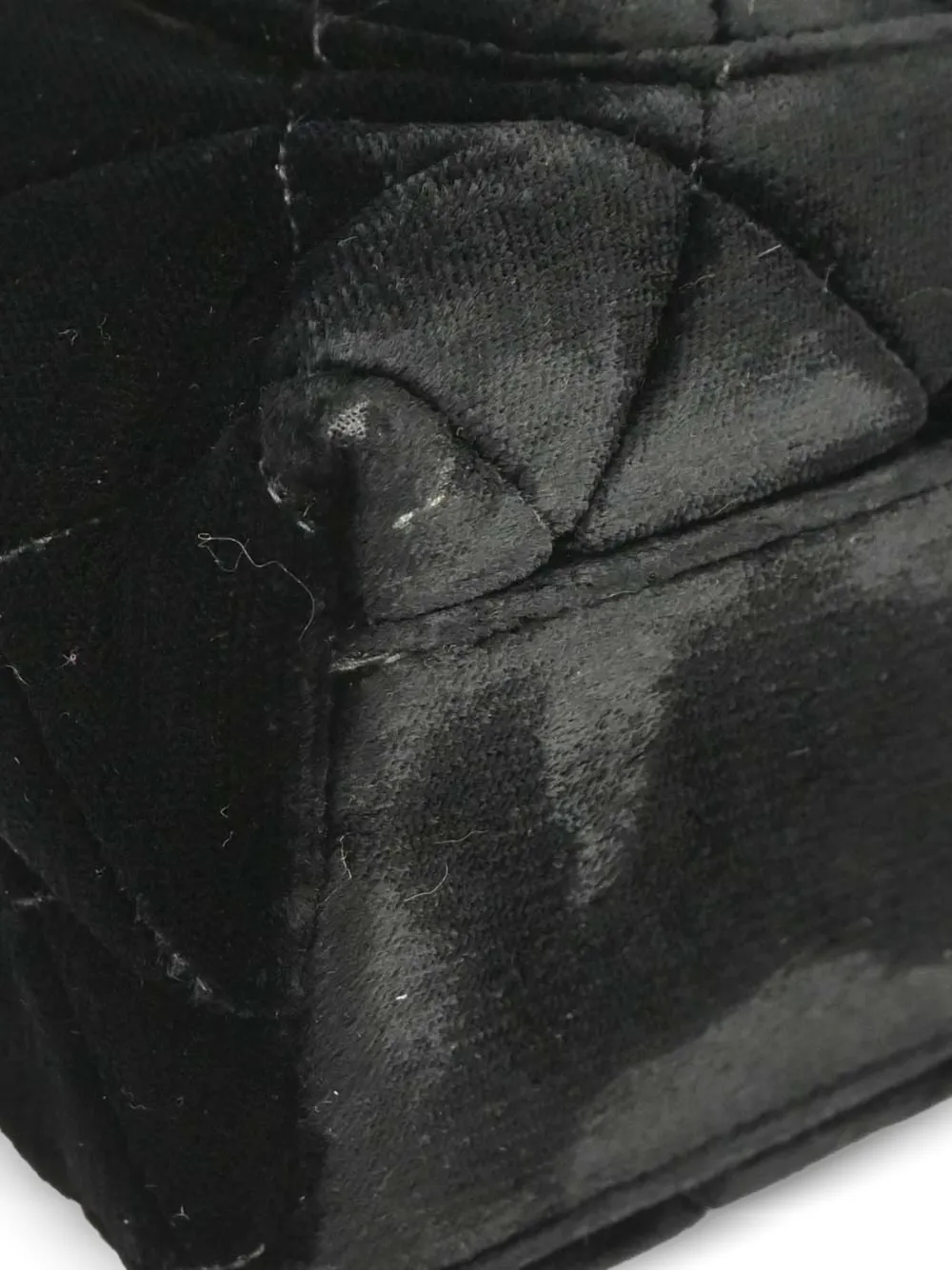 1997 Quilted Velvet Kelly Tote Bag
