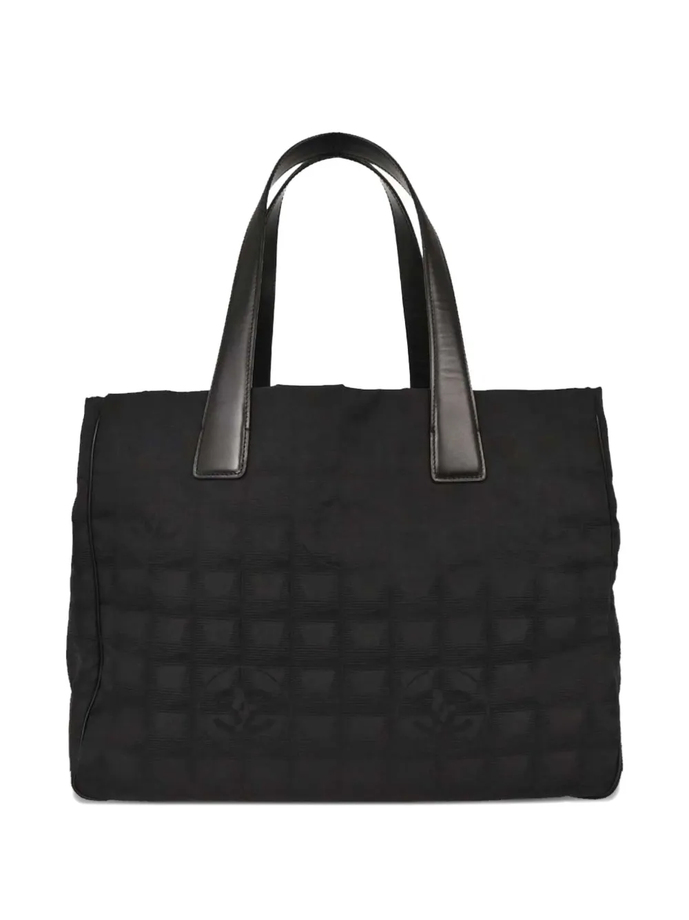 CHANEL Pre-Owned Borsa tote in nylon jacquard 2003 - Nero