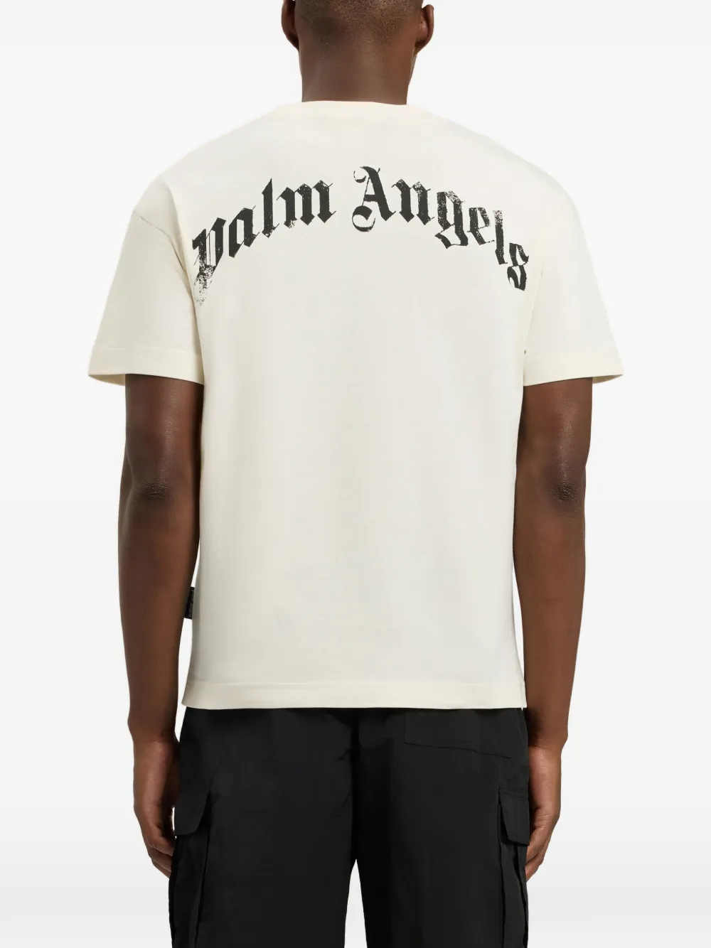 Palm Angels T-shirt met beerprint Beige
