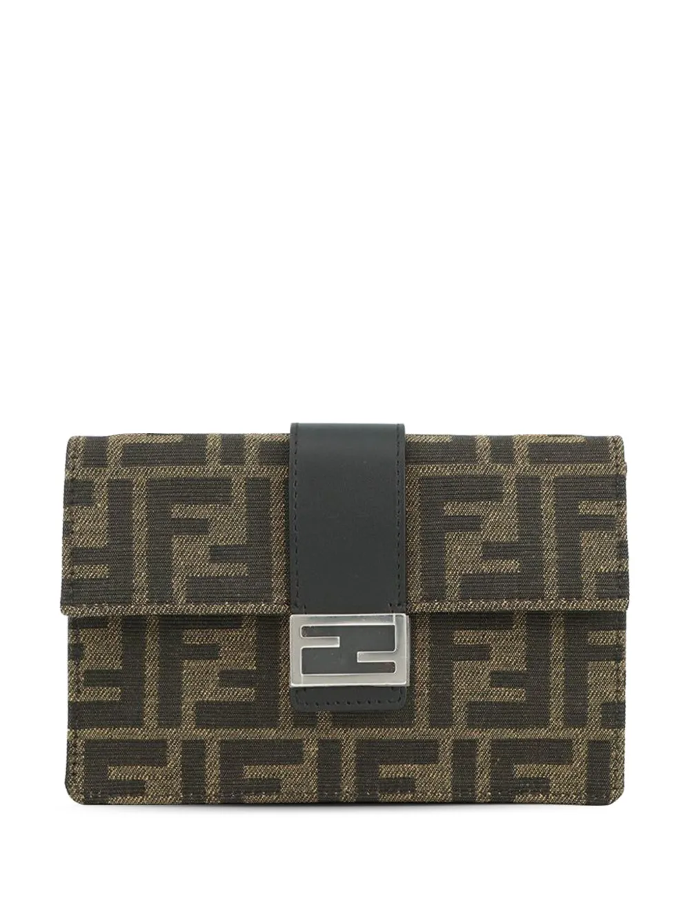 Fendi Pre-Owned 2010-2025 Zucca Canvas Convertible Baguette Pouch crossbody bag - Brown