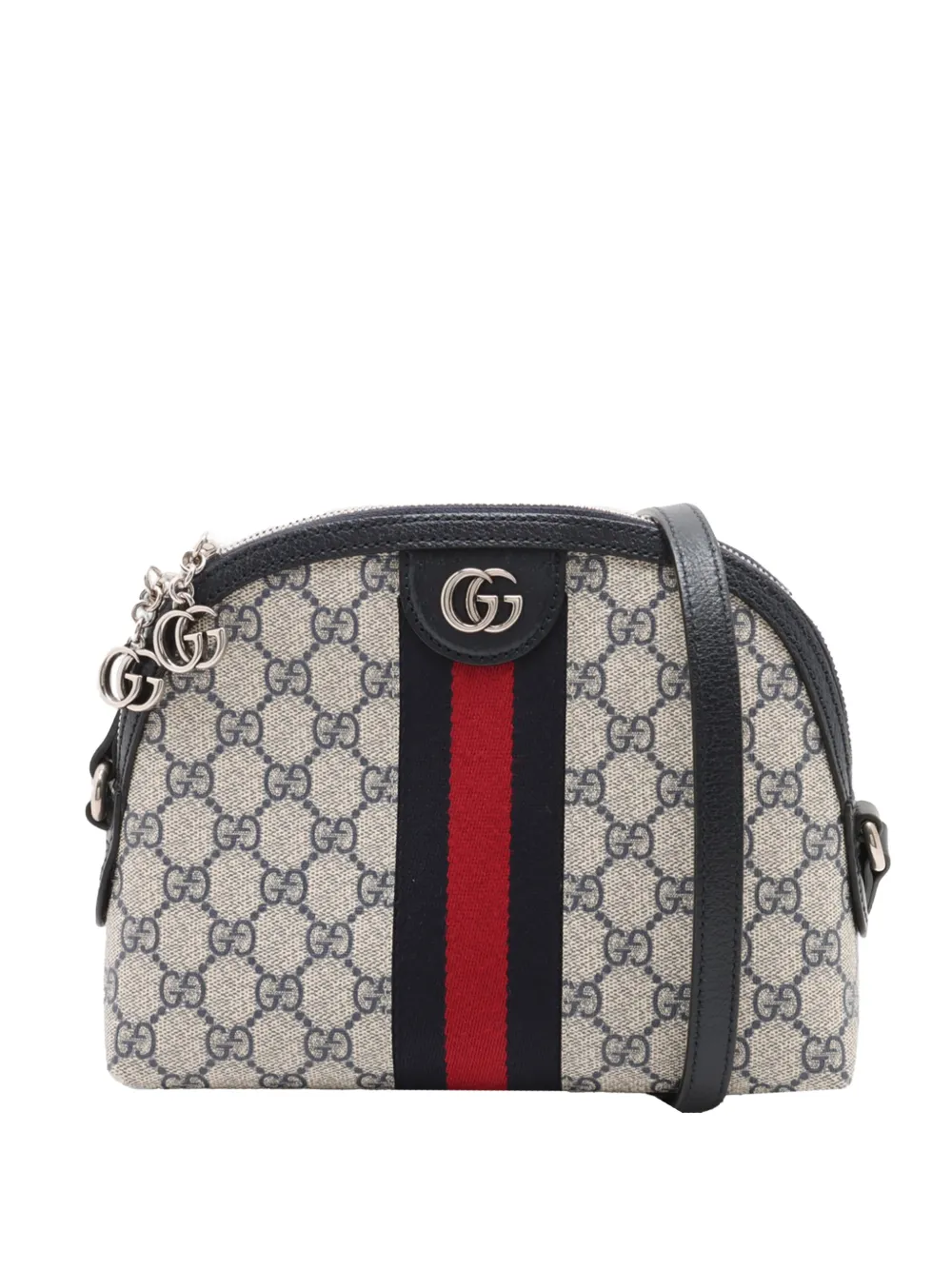 Gucci Pre-Owned 2016-2025 Small GG Supreme Ophidia Dome crossbody bag - Marrone