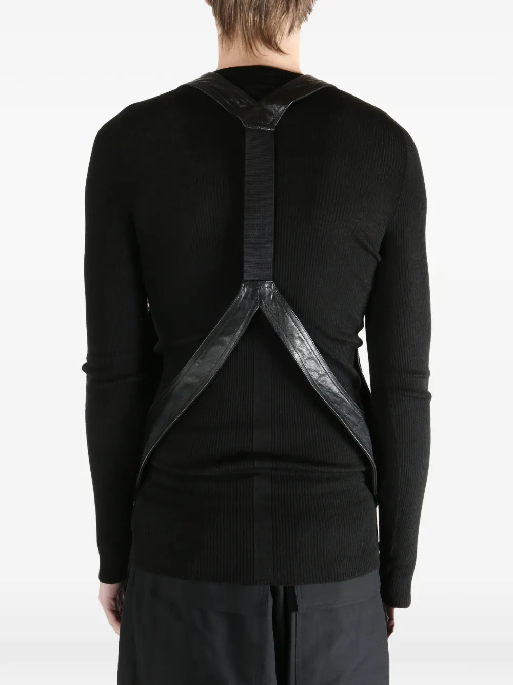 Rick Owens ジップアップ レザーベスト | ブラック | FARFETCH JP