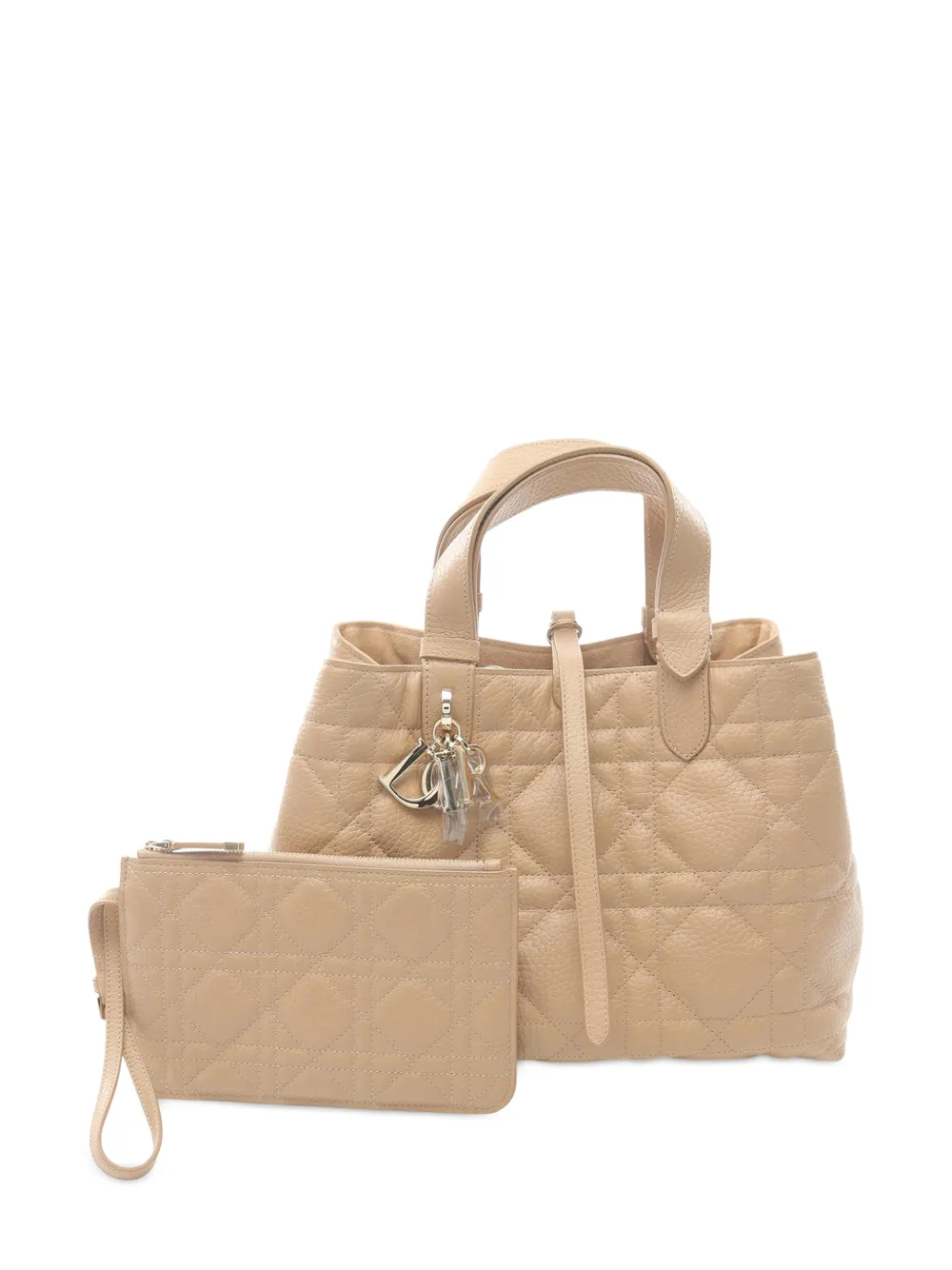 Christian Dior Pre-Owned 2010-2025 Medium Calfskin Macrocannage Toujours Bag tote bag - Marrone