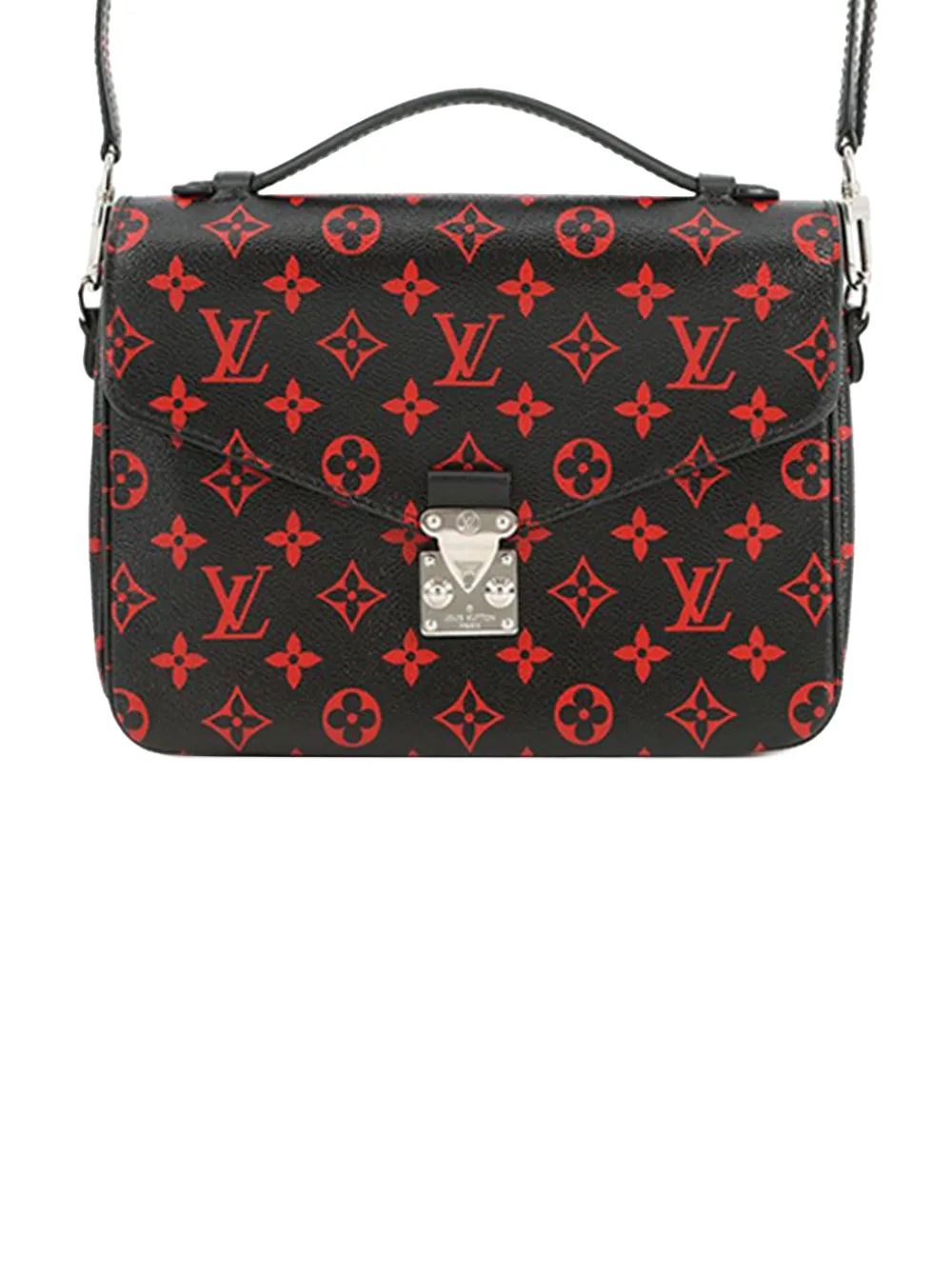 Louis Vuitton Pre-Owned 2017 Monogram Infrarouge Pochette Metis satchel - Nero