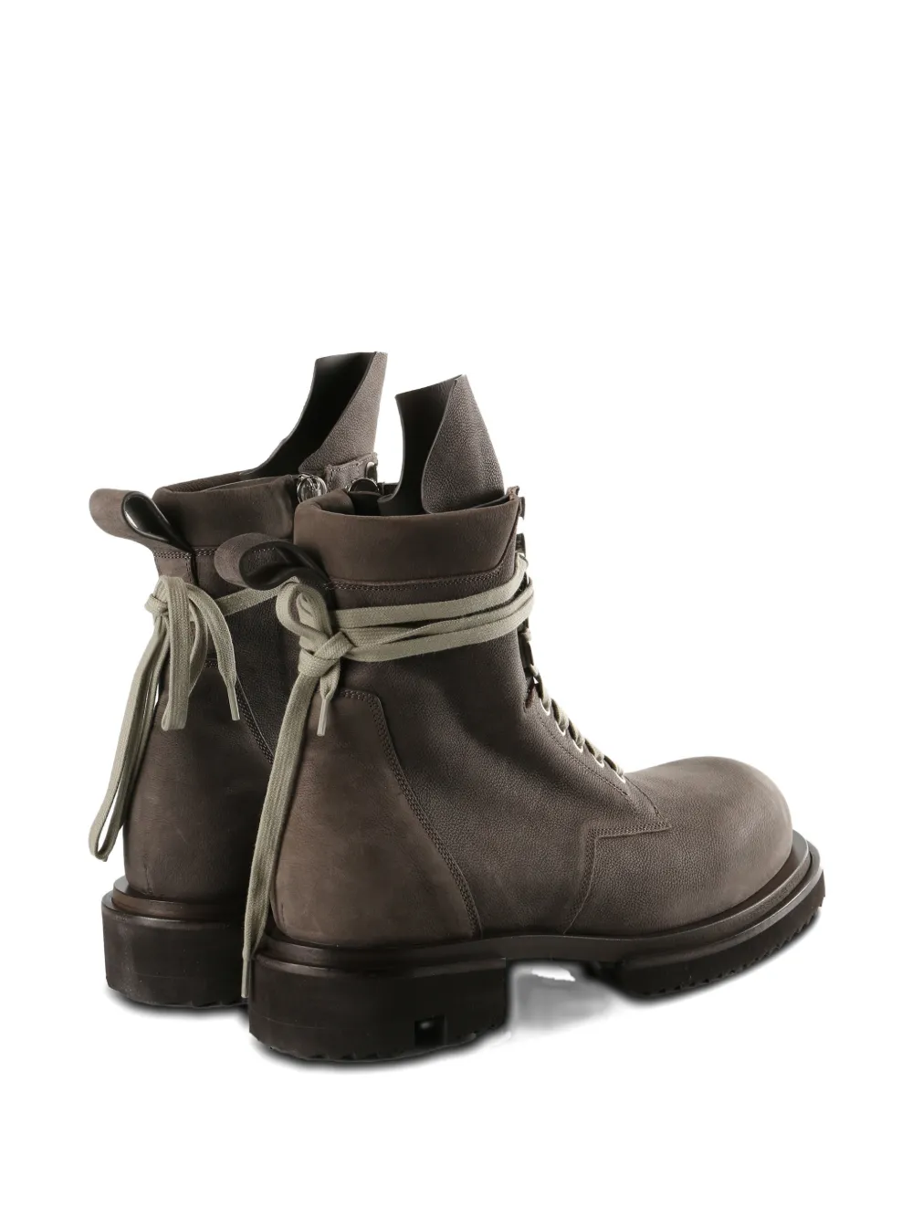 Rick Owens Veterlaarzen met rits Bruin