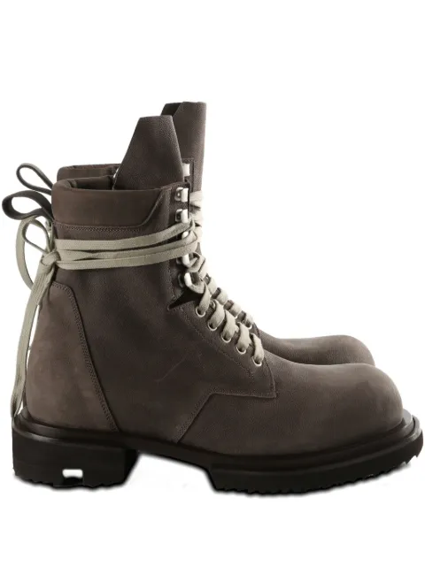 Rick Owens lace-up zip boots