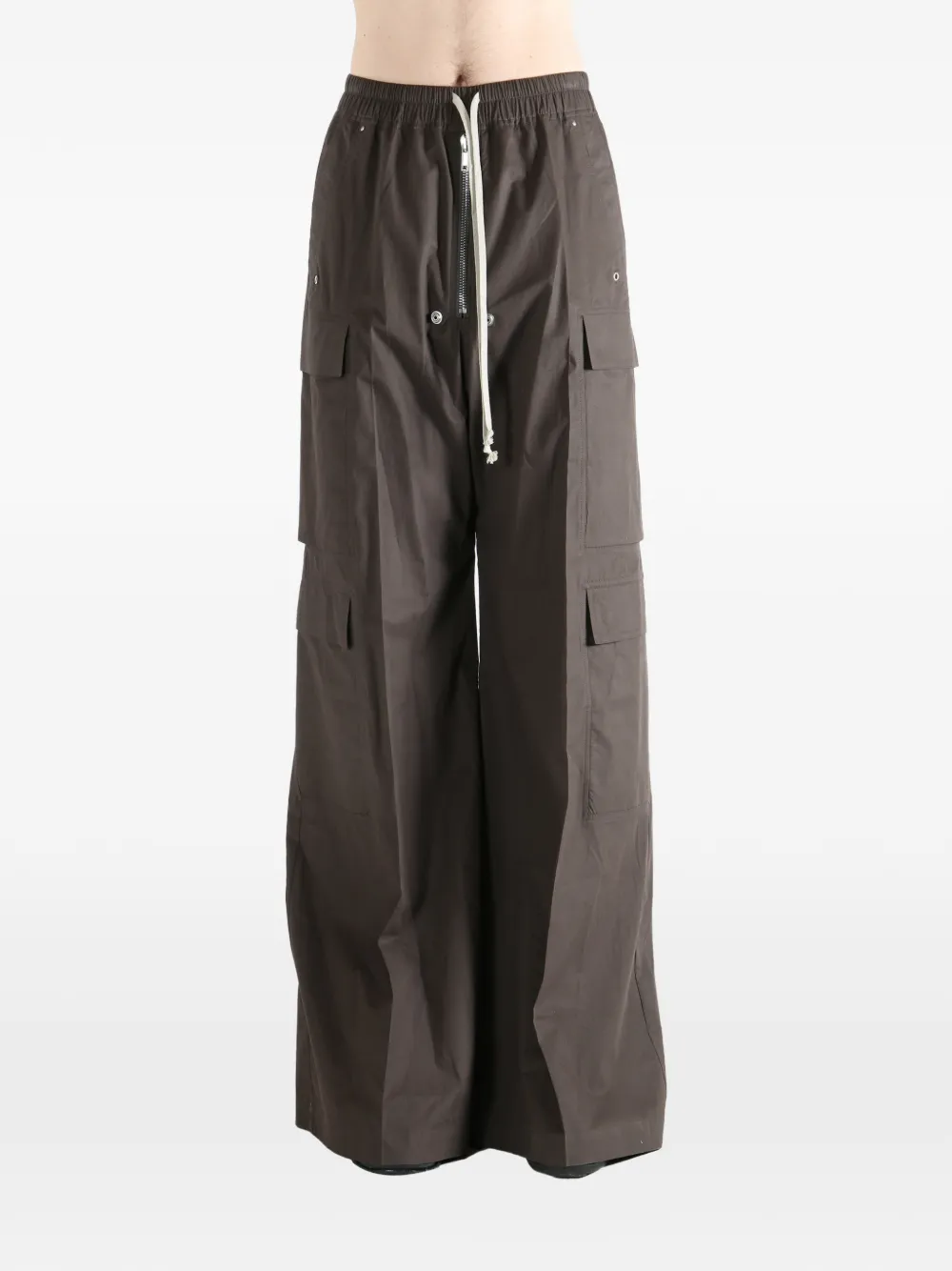 Rick Owens cargo drawstring-waist trousers - Bruin