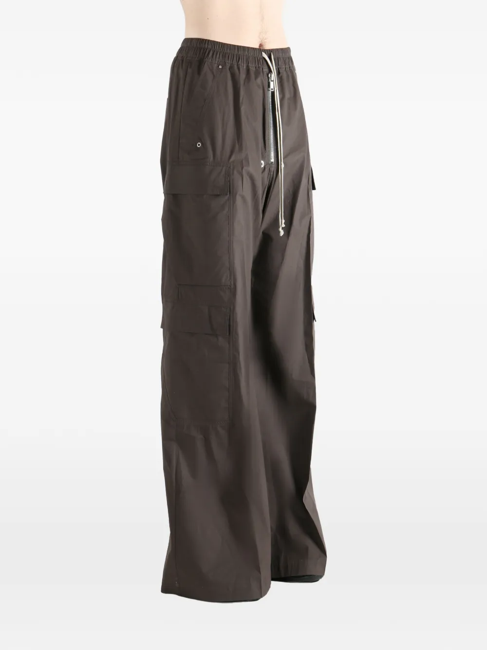 Rick Owens Cargo broek met trekkoordtaille Bruin