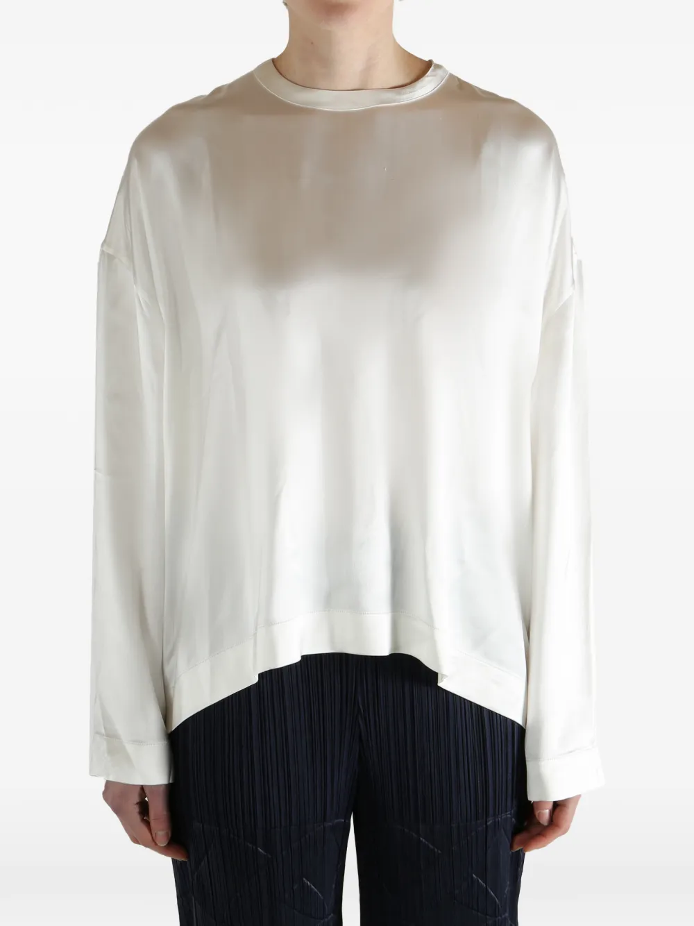 TOTEME Asymmetrische top Wit