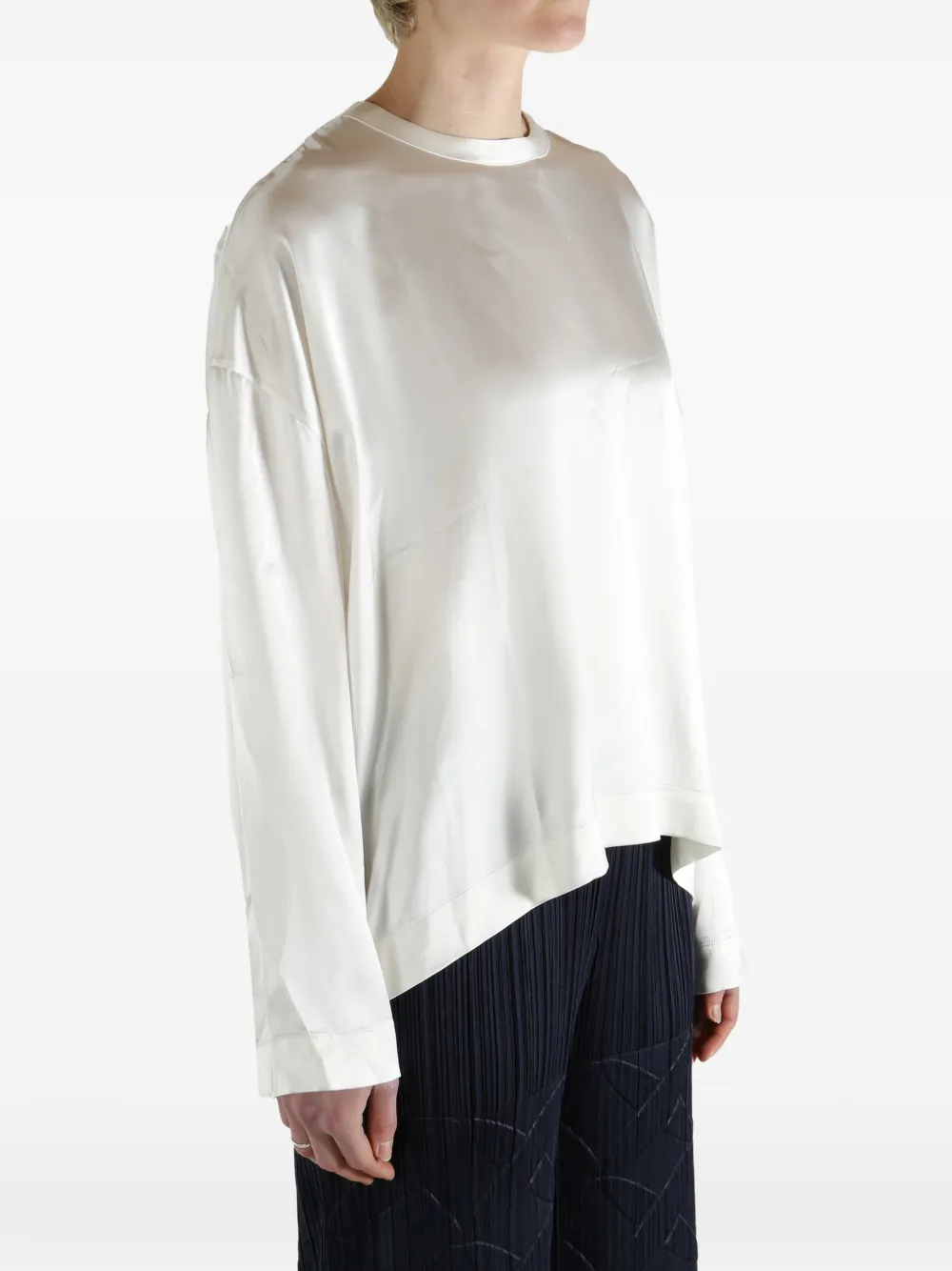 TOTEME Asymmetrische top Wit
