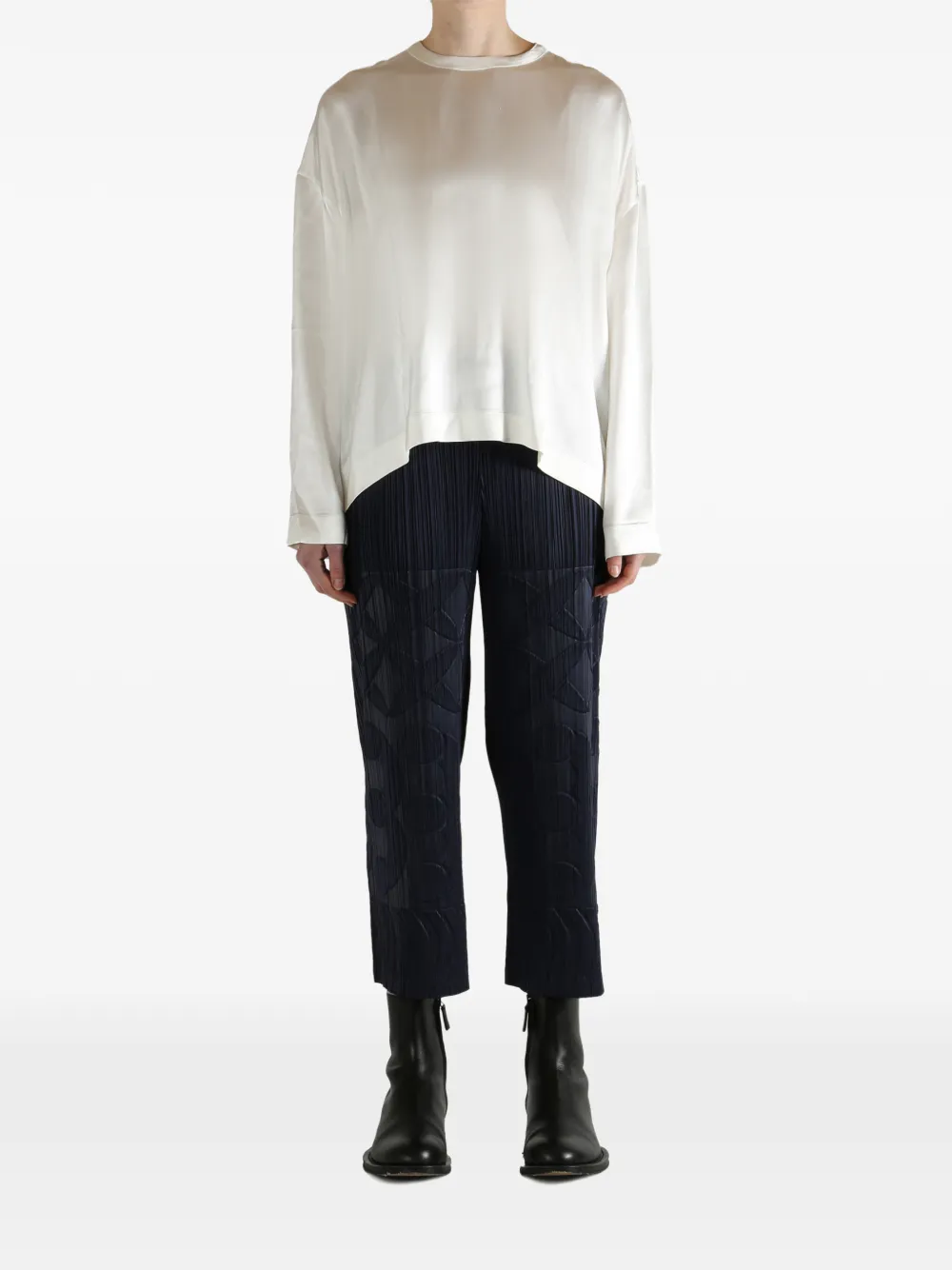 TOTEME asymmetric top - Wit