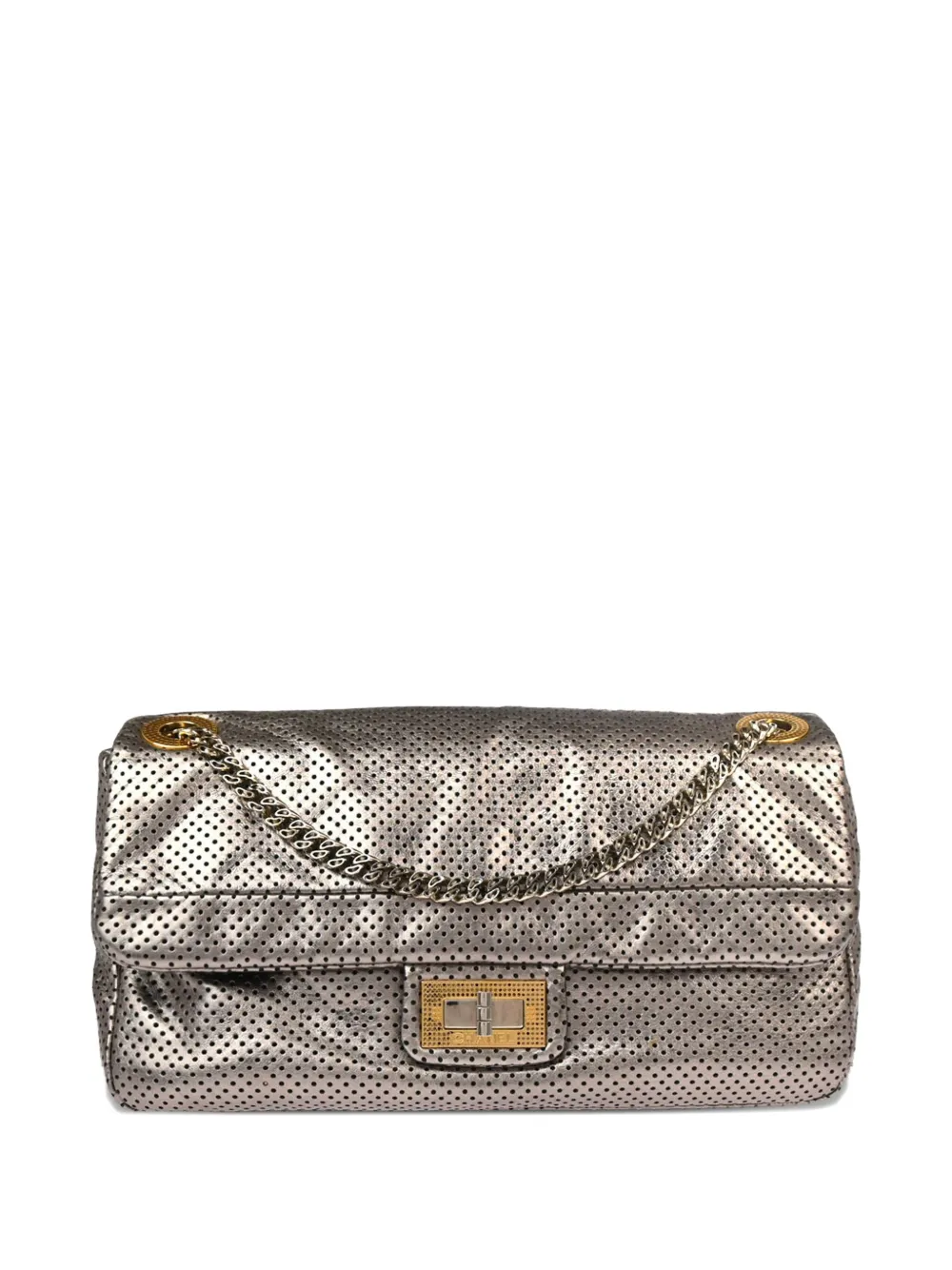 CHANEL Pre-Owned Borsa a spalla Mademoiselle con catena 2007 - Argento
