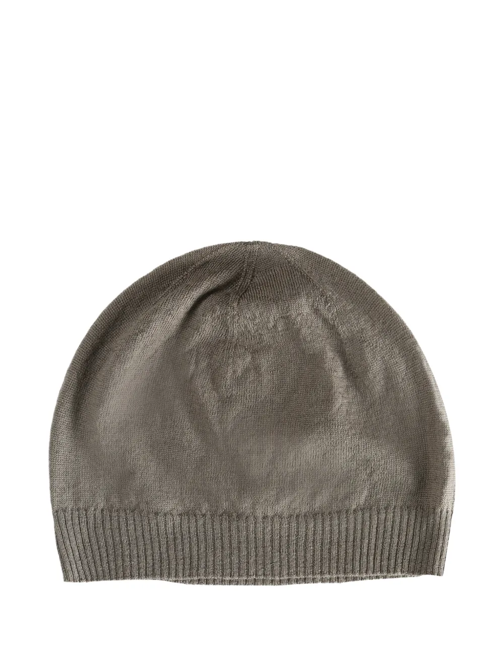 Rick Owens ribbed beanie - Grigio