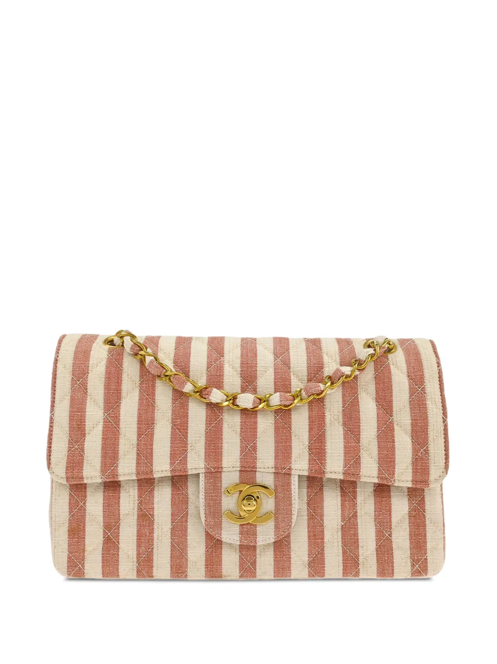 CHANEL Pre-Owned Borsa a spalla Classic Double Flap piccola 1995 - Toni neutri