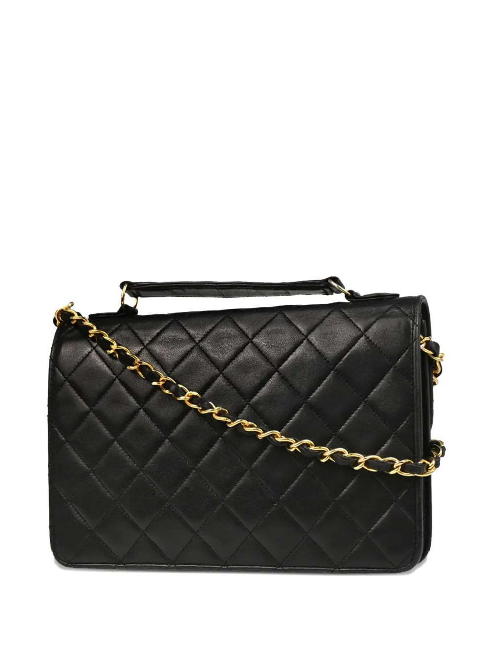 1989-1991 Quilted Two-Way Chain Tote Bag