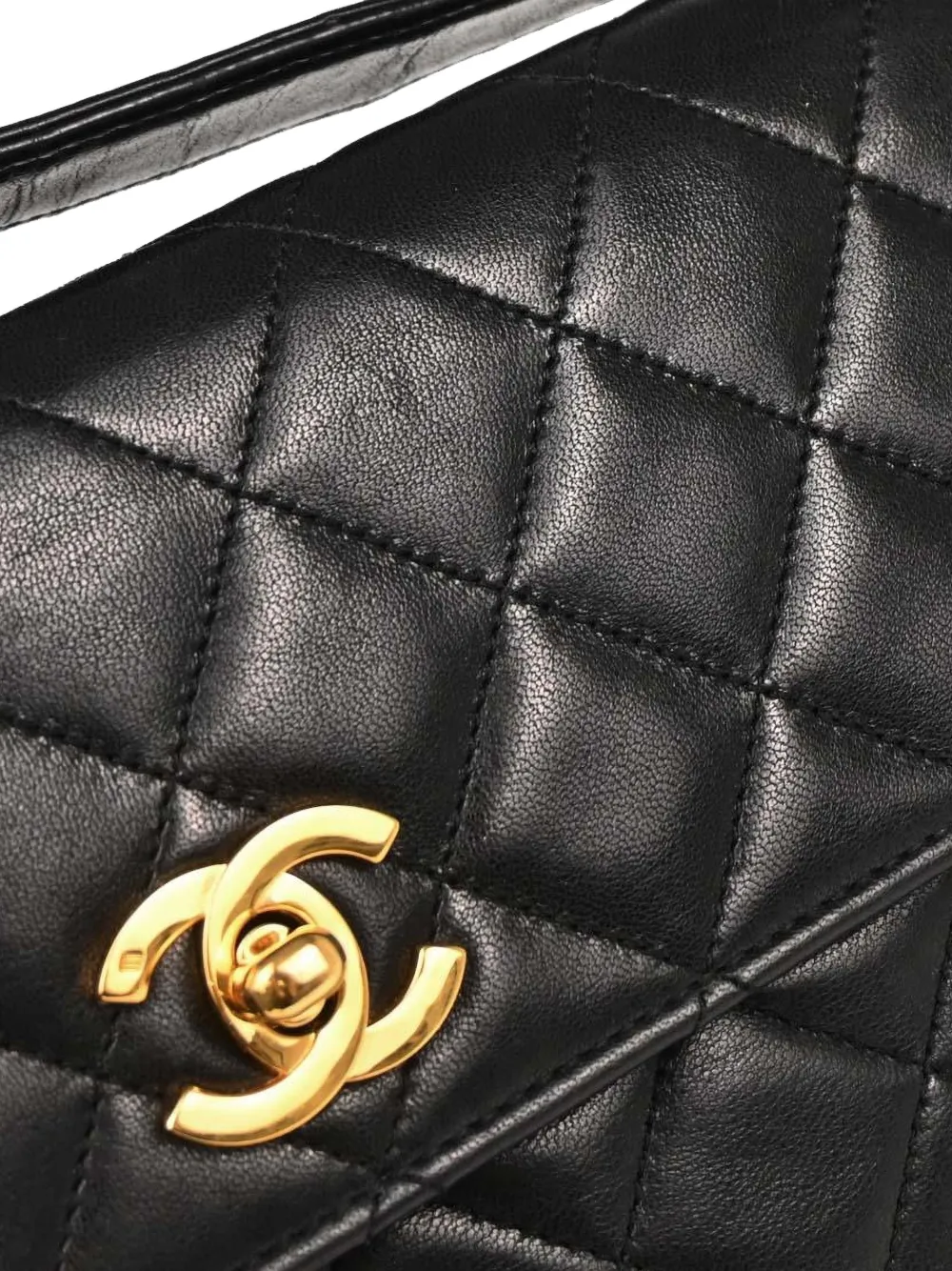 1989-1991 Quilted Two-Way Chain Tote Bag