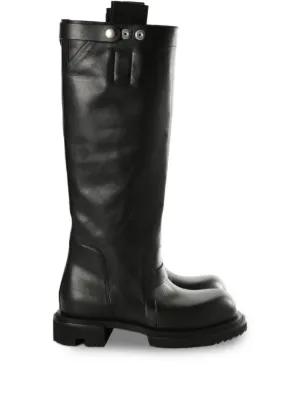 Rick Owens 75mm knee-high Platform Boots | Black | FARFETCH