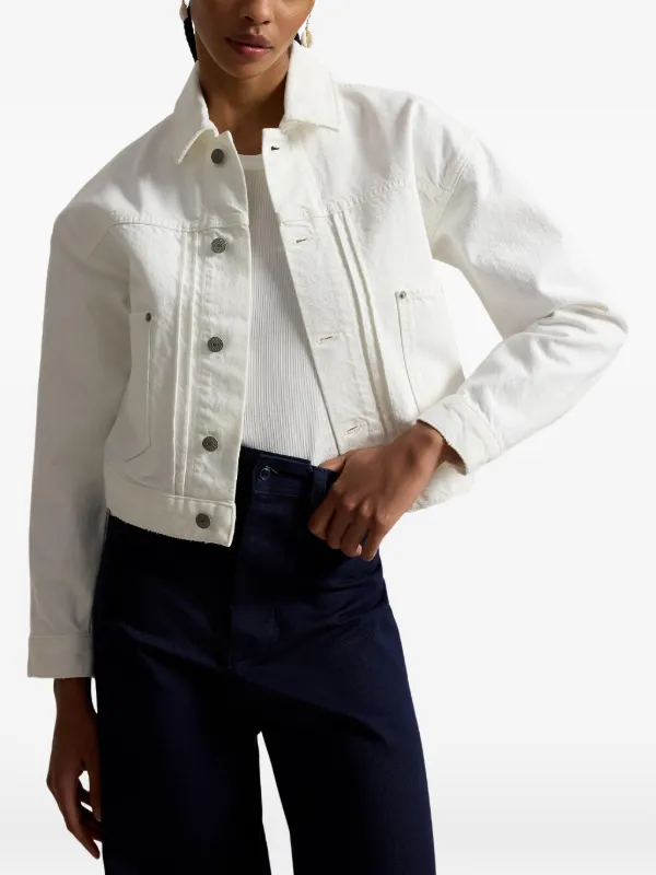 Polo Ralph Lauren Buttoned Jacket | White | FARFETCH