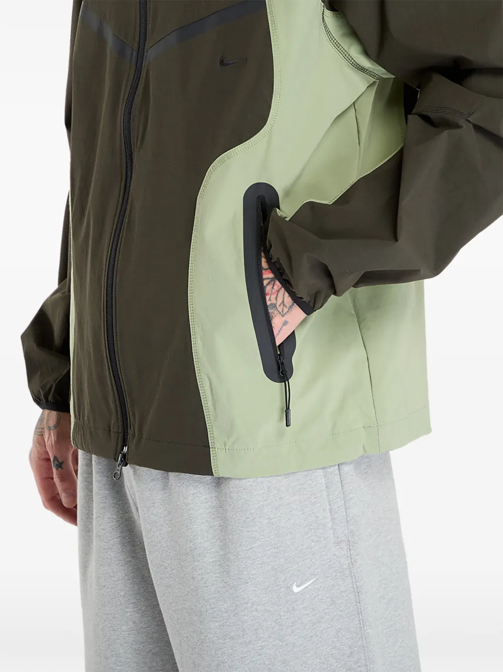 Nike Dri-FIT カラーブロック ジャケット | グリーン | FARFETCH JP