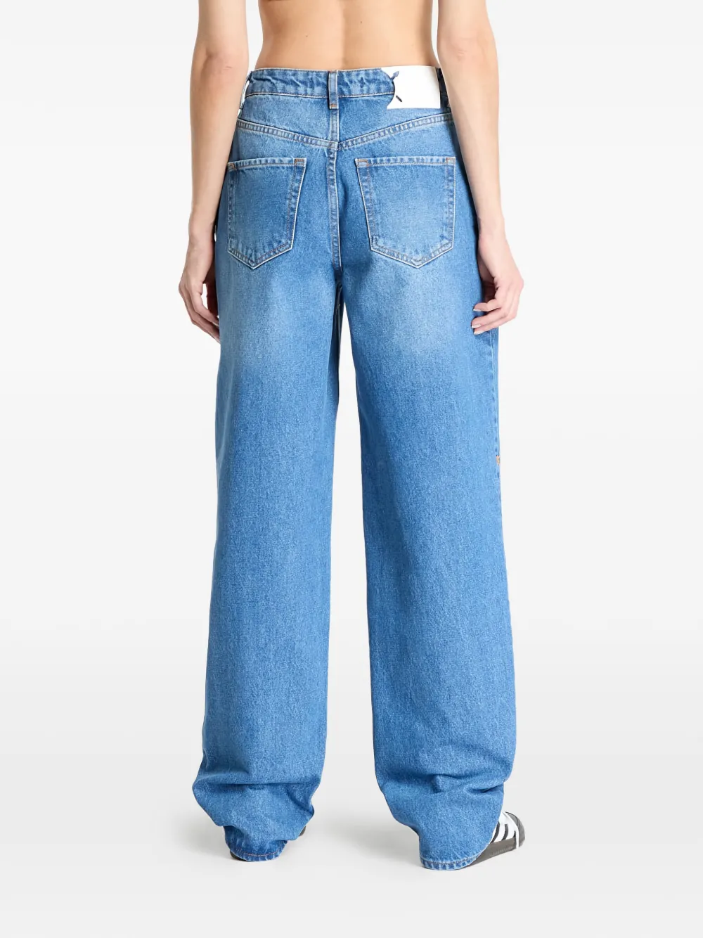 Daily Paper Asola Avery cotton jeans - Blauw