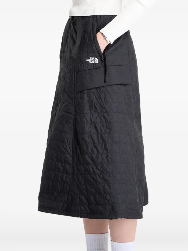 THE NORTH FACE ブラック キルティング　膝掛け　スカート The North Face Face キルティング スカート | ブラック | FARFETCH JP
