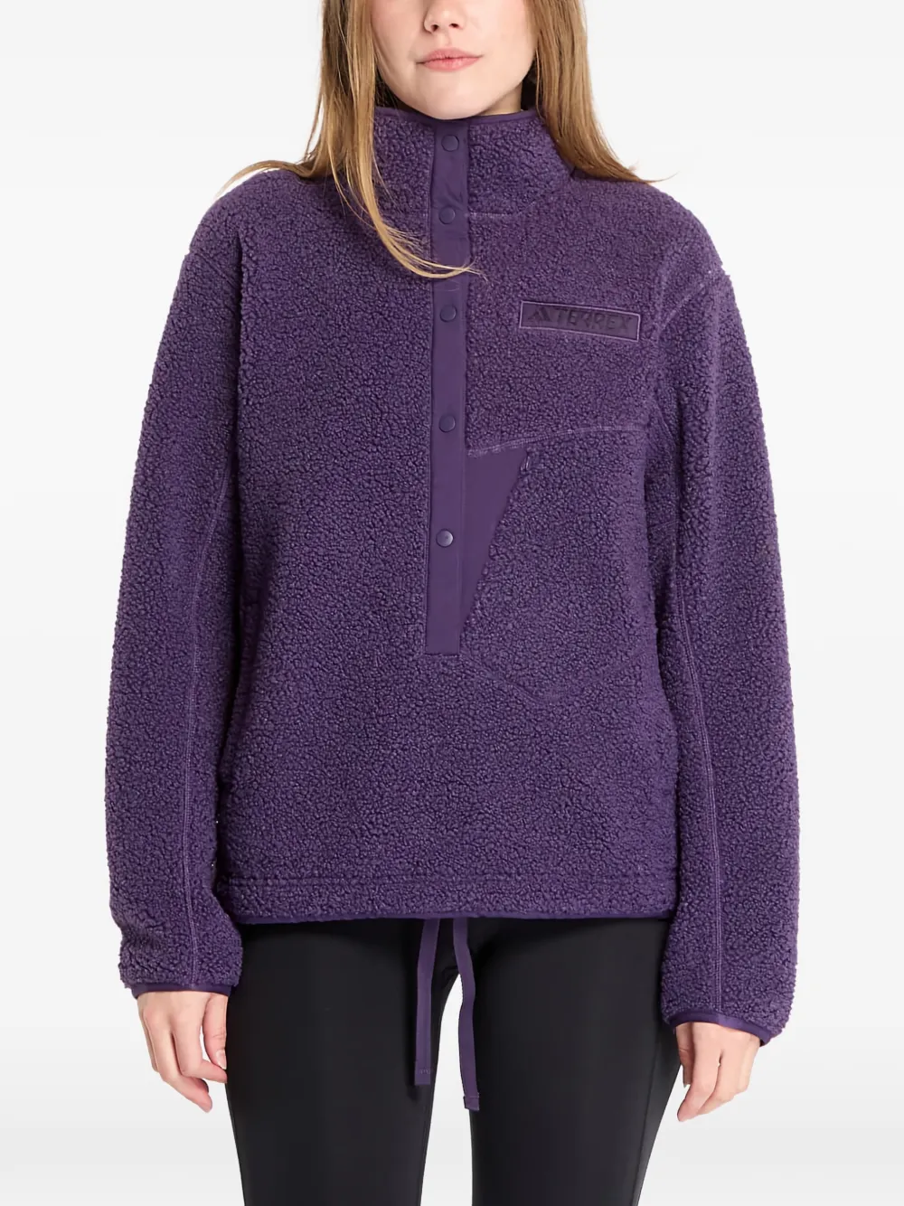 adidas Terrex Xploric fleece sweatshirt - Viola