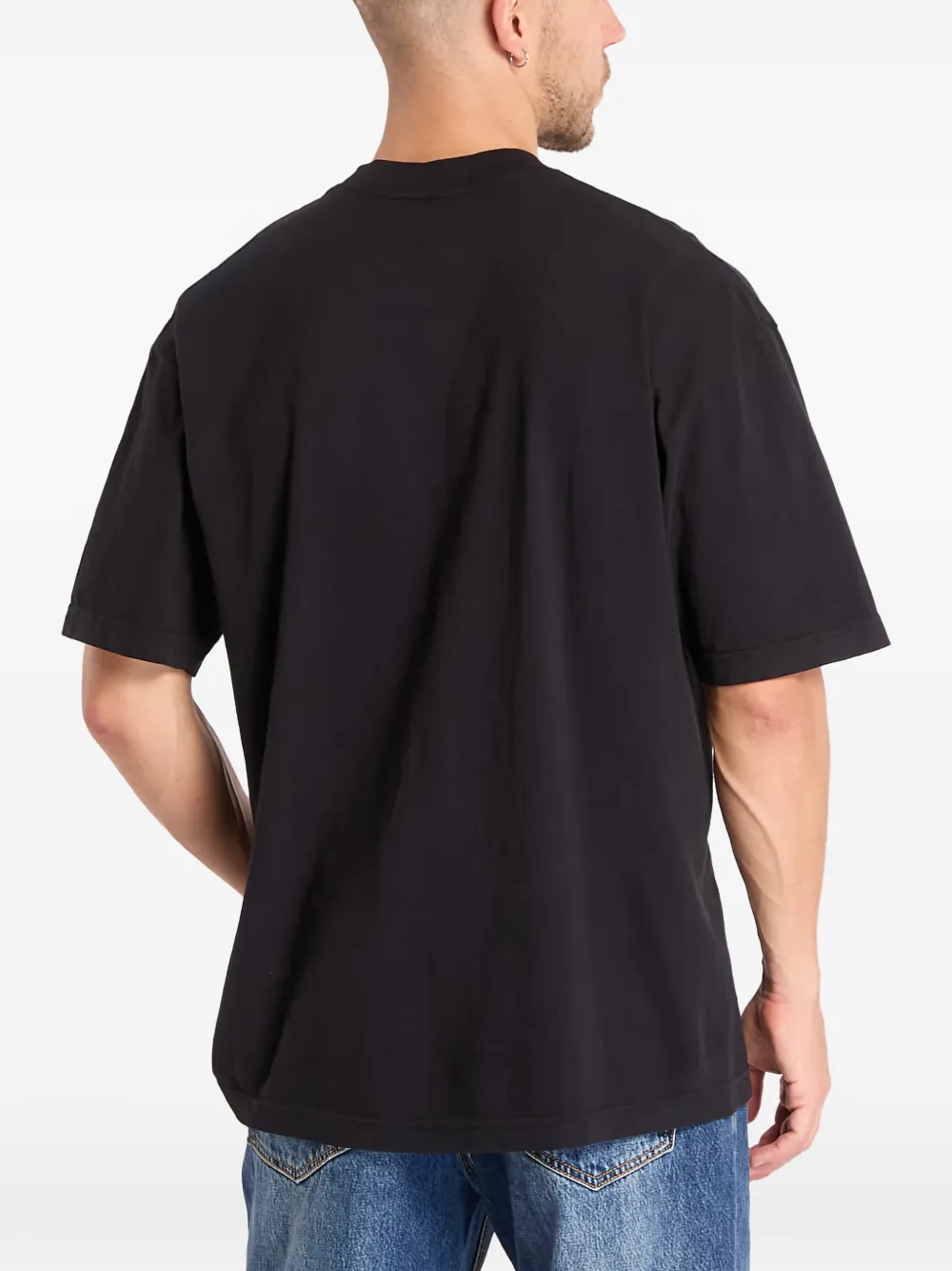 Pleasures T-shirt met grafische print Zwart
