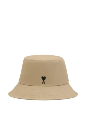 BURBERRY バケットハット リバーシブル リバーシブル ギャバジン バケットハット (ブラック／サンドベージュ