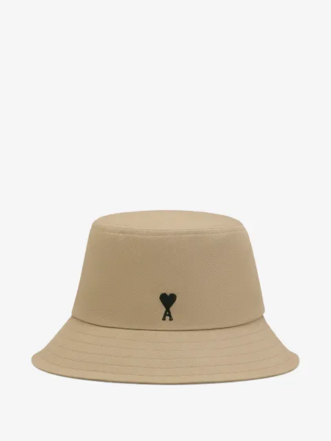 AMI Paris cotton Ami De Coeur bucket hat