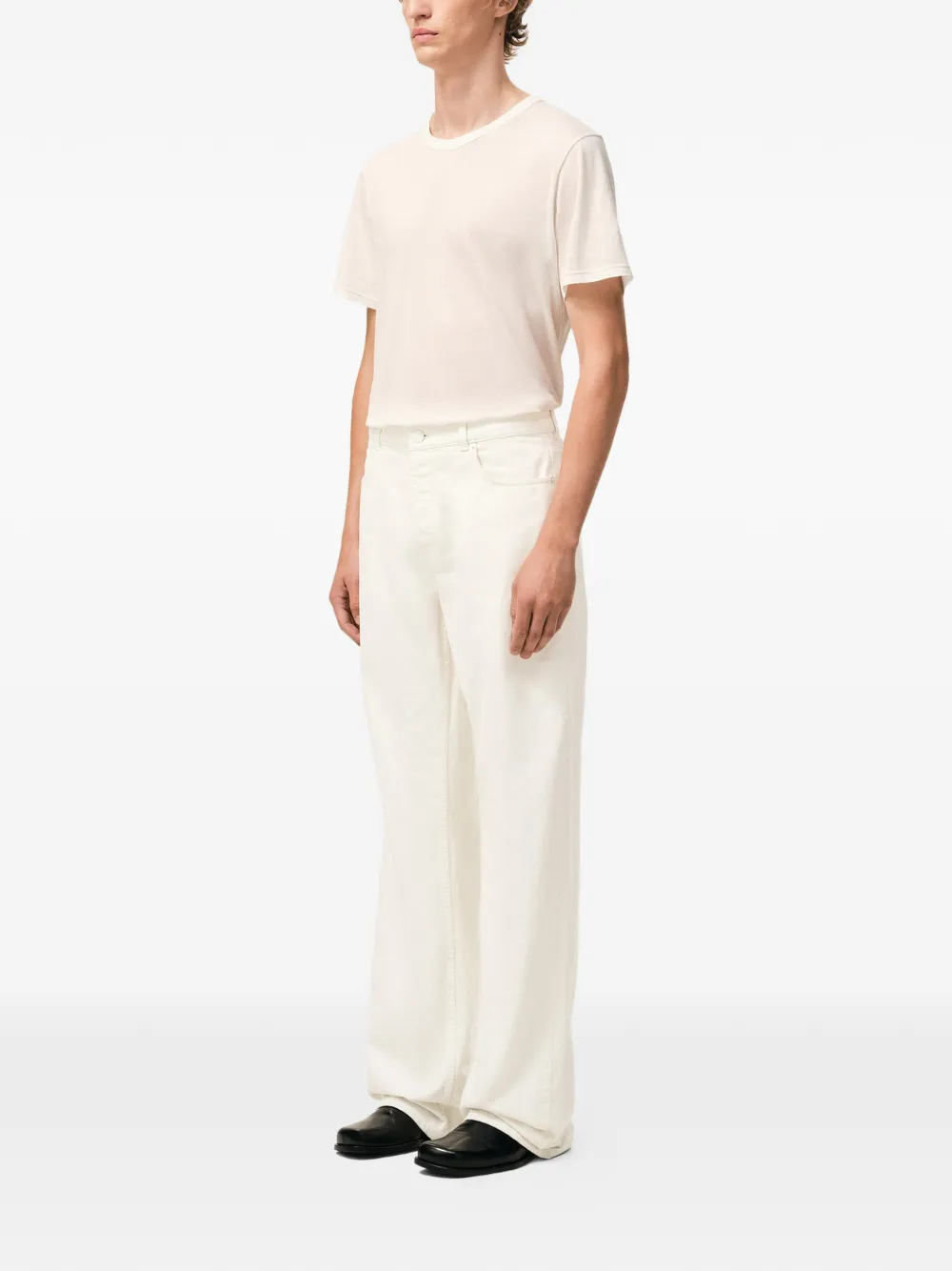 AMI Paris Katoenen jeans Beige
