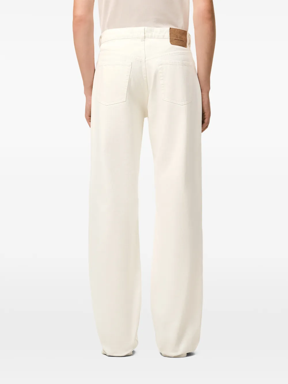 AMI Paris Katoenen jeans Beige