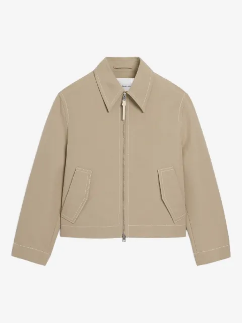 AMI Paris cotton zipped jacket