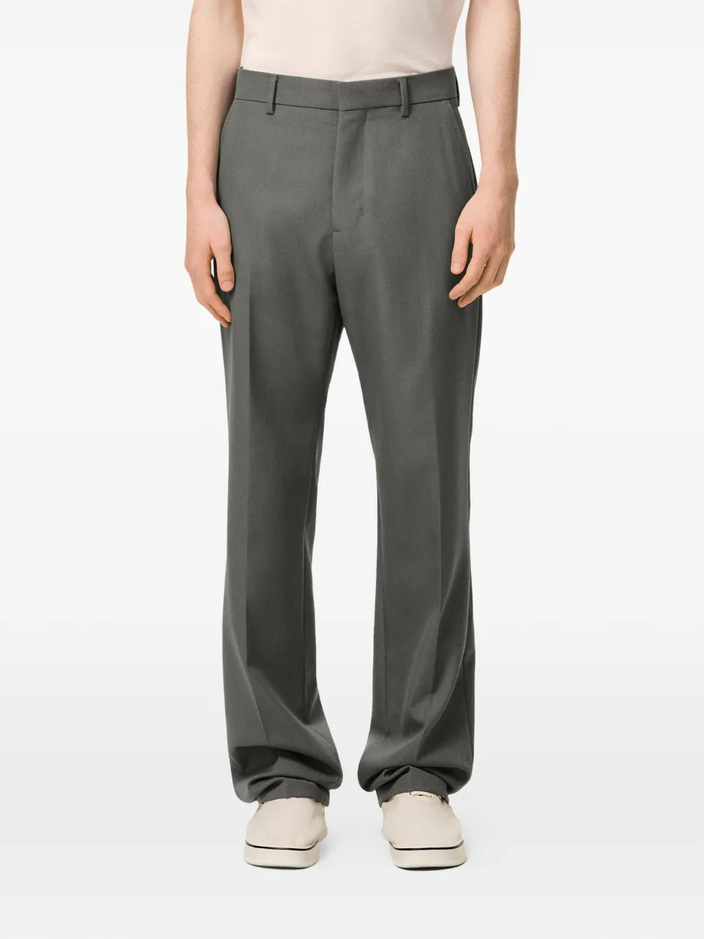 AMI Paris Wollen broek Grijs