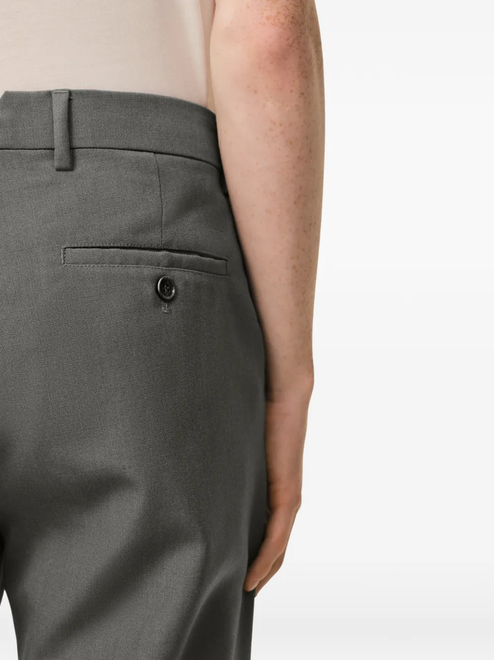 AMI Paris Wollen broek Grijs