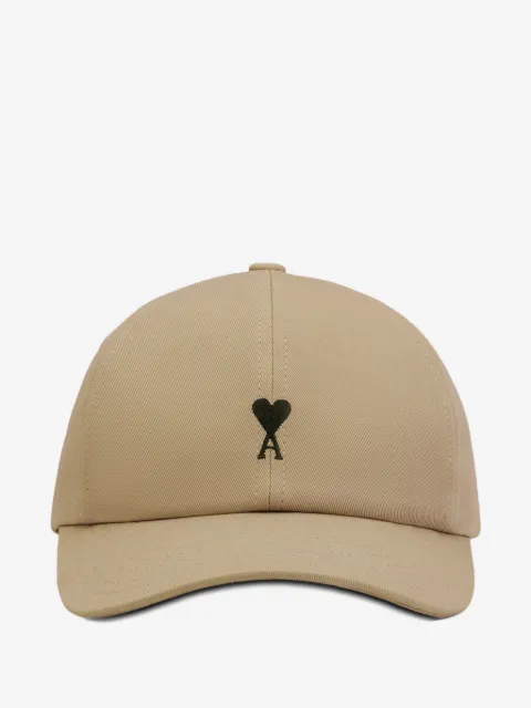 AMI Paris cotton Ami De Coeur embroidery cap