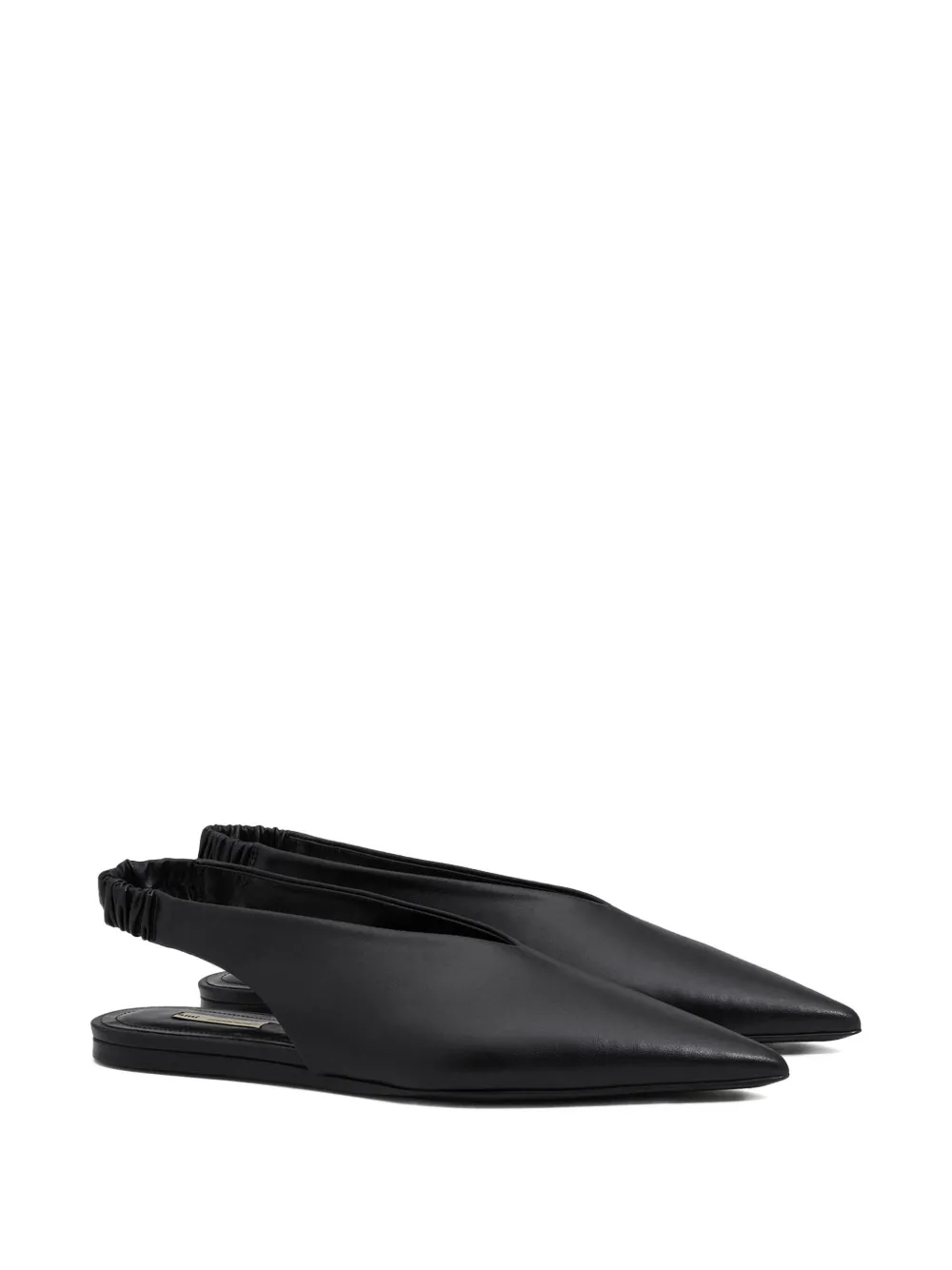 AMI Paris pointed-toe slingbacks - Zwart