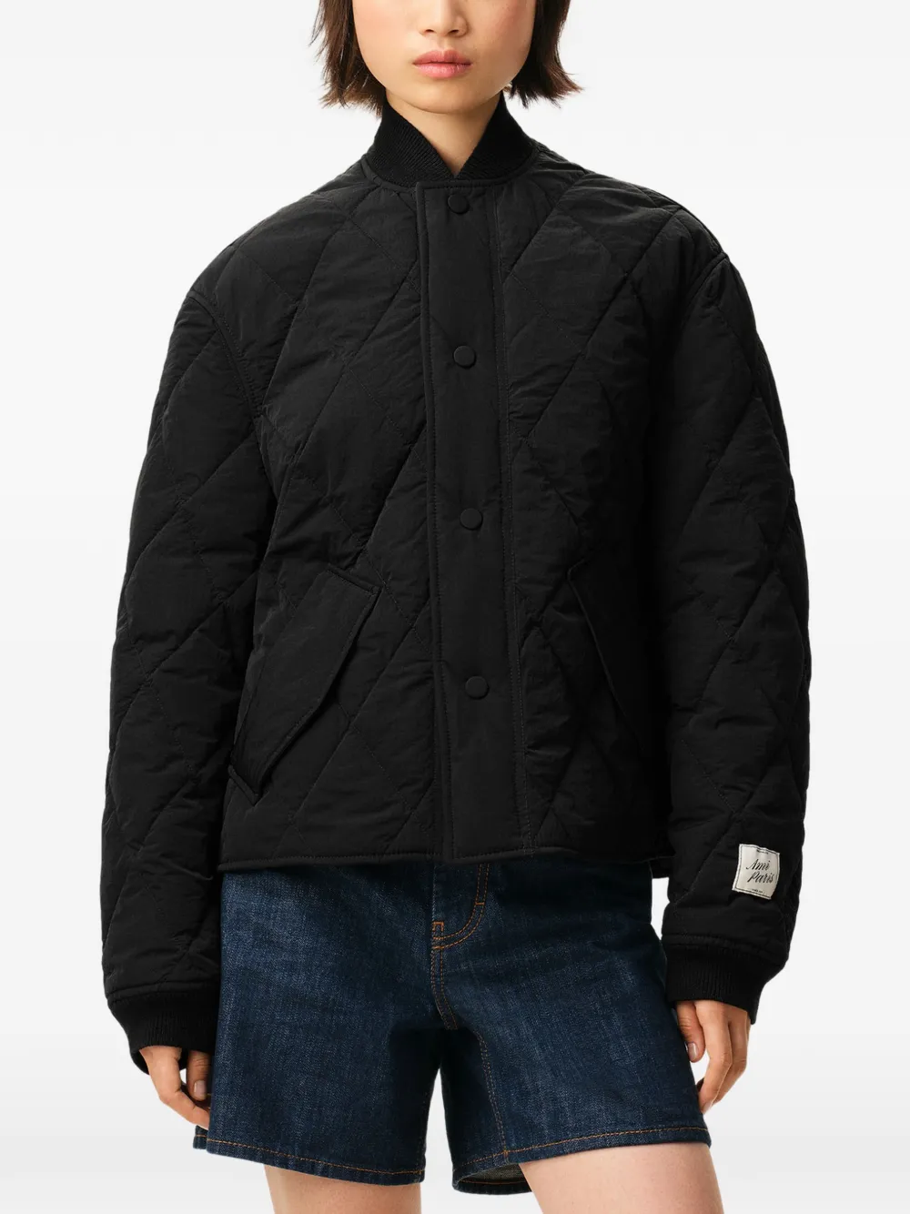  Ami Paris Padded Jacket - Black 